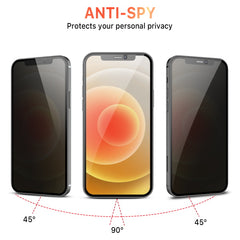 Full Coverage Privacy Tempered Glass Screen Protector - MyBat Pro