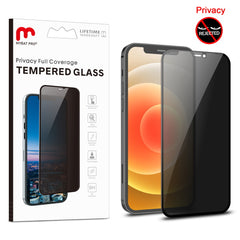 Full Coverage Privacy Tempered Glass Screen Protector - MyBat Pro