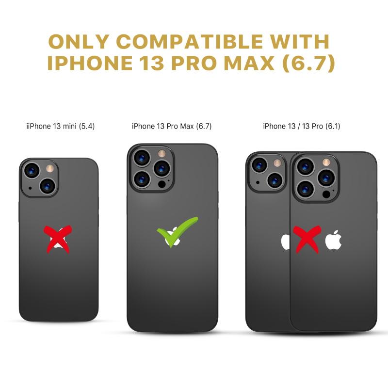 Screen Protector is only compatible with iPhone 13 Pro Max (6.7)