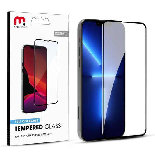 Full Coverage Tempered Glass Screen Protector - MyBat Pro