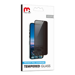 Full Coverage Privacy Tempered Glass Screen Protector - MyBat Pro