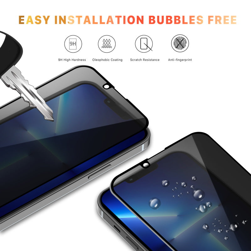 Full Coverage Privacy Tempered Glass Screen Protector