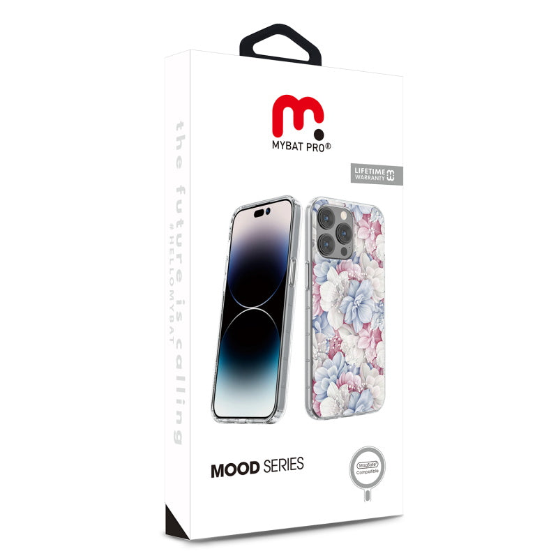 MyBat Pro Mood Series MagSafe Case (with Diamonds) for Apple iPhone 15 Pro Max (6.7) - Seashell - MyBat Pro