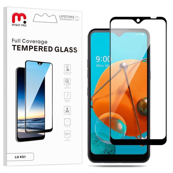 Full Coverage Tempered Glass Screen Protector - MyBat Pro