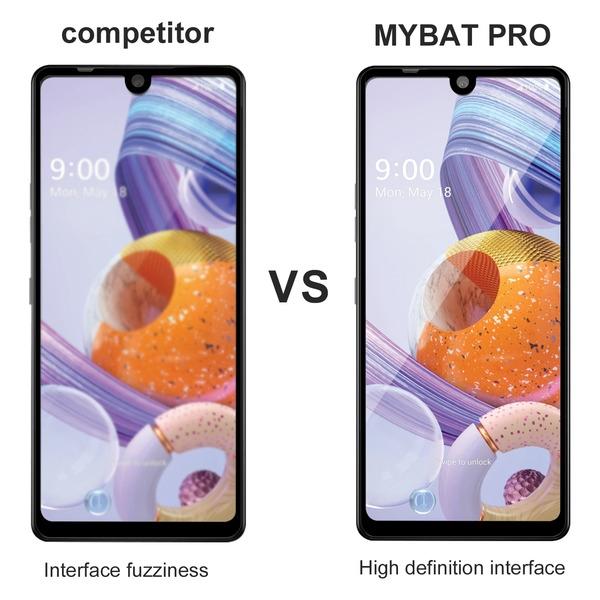 Full Coverage Tempered Glass Screen Protector - MyBat Pro