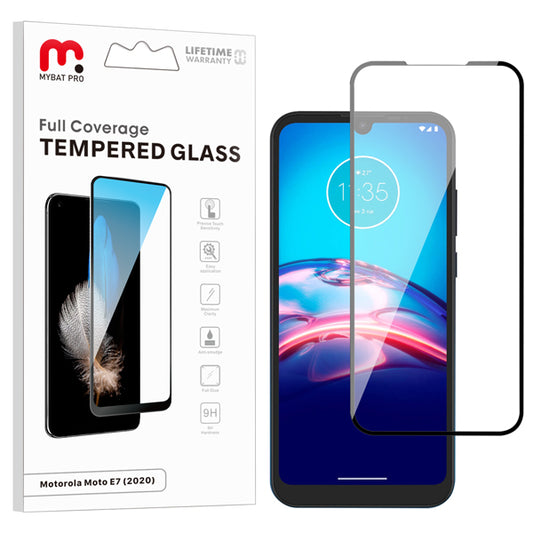 Full Coverage Tempered Glass Screen Protector - MyBat Pro