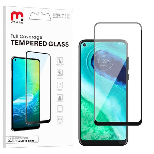 Full Coverage Tempered Glass Screen Protector - MyBat Pro