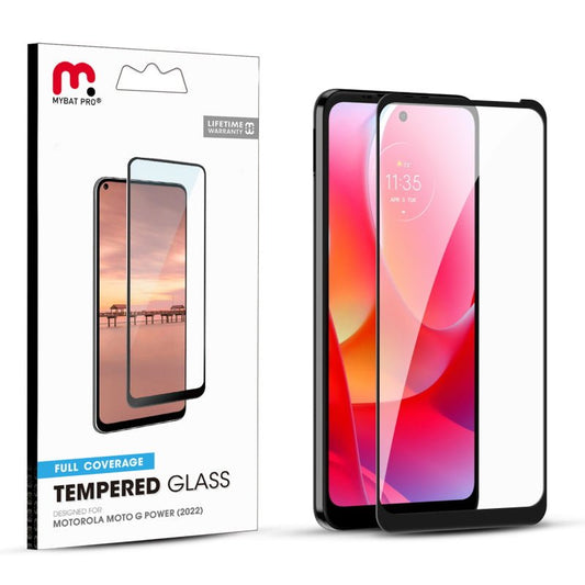 Full Coverage Tempered Glass Screen Protector - MyBat Pro