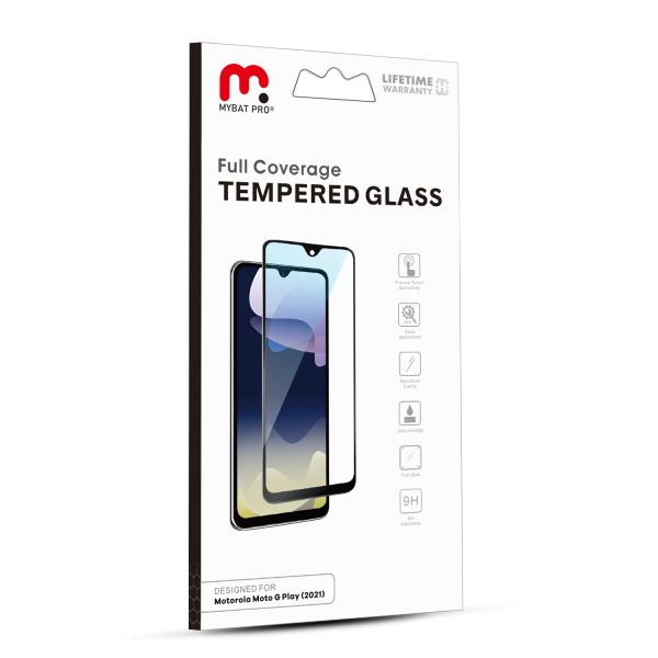 Full Coverage Tempered Glass Screen Protector - MyBat Pro