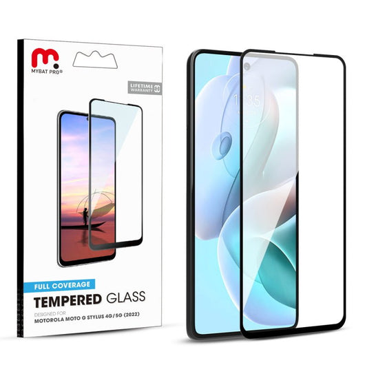 Full Coverage Tempered Glass Screen Protector - MyBat Pro