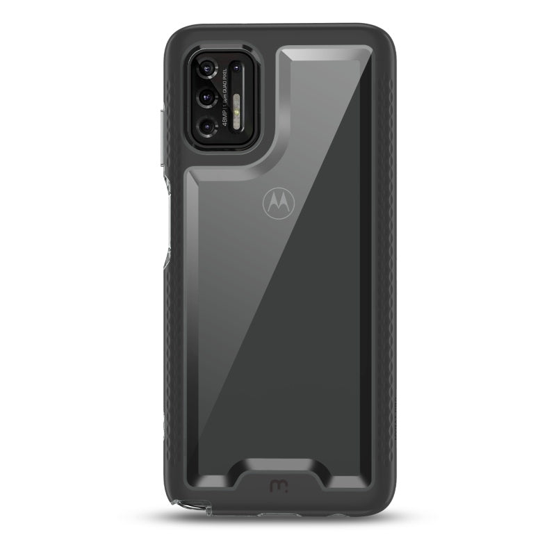 Classic Black Louis Vuitton X Supreme Motorola Moto G Stylus 5G (2021)  Clear Case