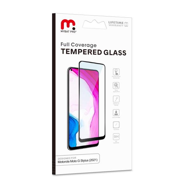 Full Coverage Tempered Glass Screen Protector - MyBat Pro