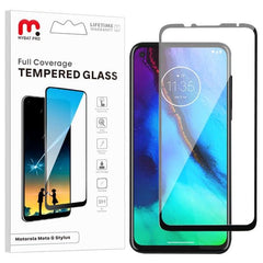 Full Coverage Tempered Glass Screen Protector - MyBat Pro