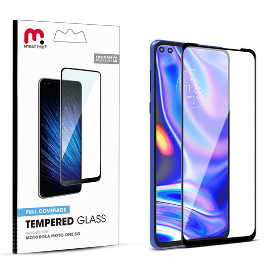 Full Coverage Tempered Glass Screen Protector - MyBat Pro