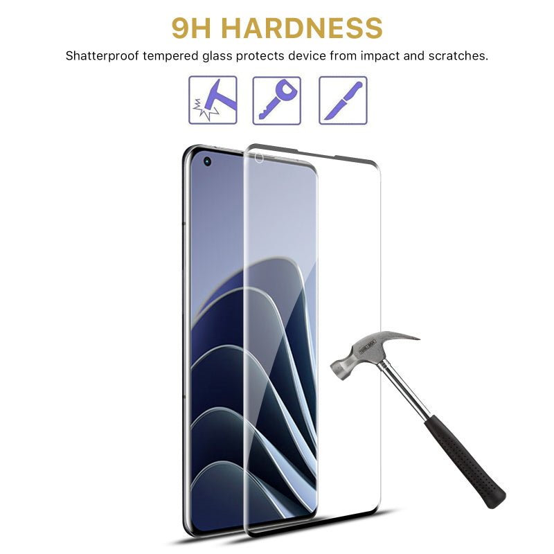 Full Coverage Tempered Glass Screen Protector - MyBat Pro