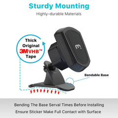 3 - in - 1 Magnetic Phone Car Mount - MyBat Pro