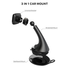 Magnetic Lock - Grip Windshield Mount