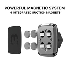 Magnetic Lock - Grip Windshield Mount