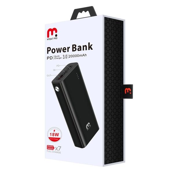Power Bank 20000mAh External Battery Pack 20000 mAh Powerbank PD