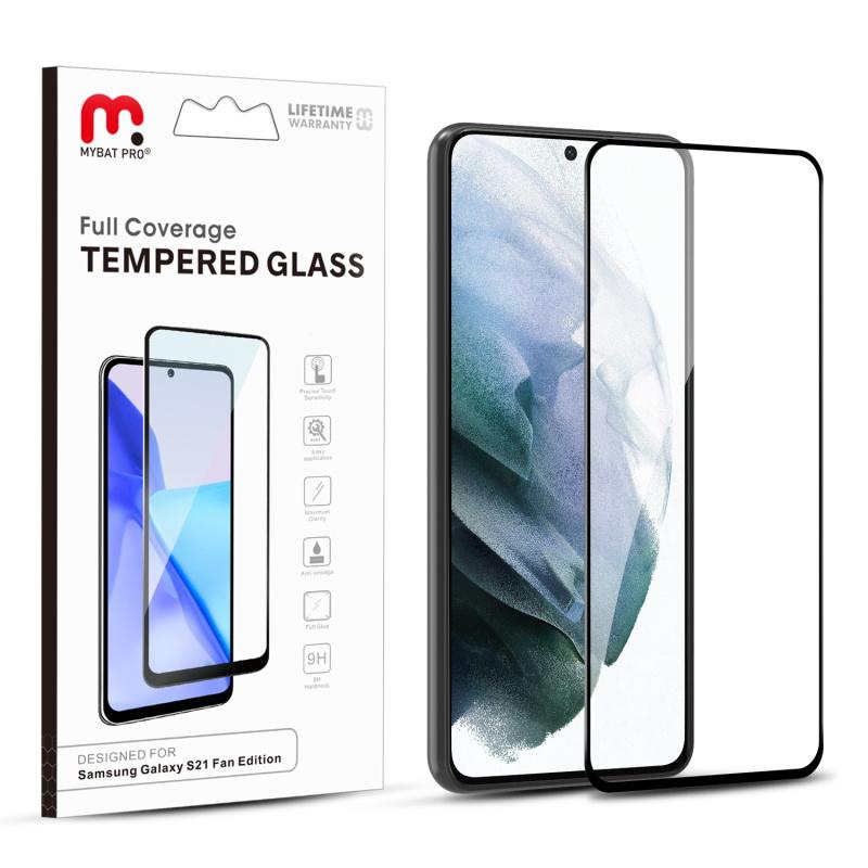 Full Coverage Tempered Glass Screen Protector - MyBat Pro