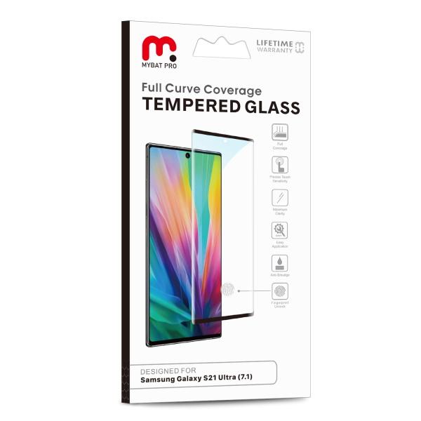 Full Coverage Tempered Glass Screen Protector - MyBat Pro