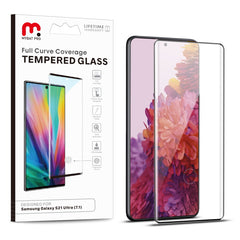 Full Coverage Tempered Glass Screen Protector - MyBat Pro